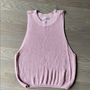 Reformation Sweater Tank with Bubble Hem